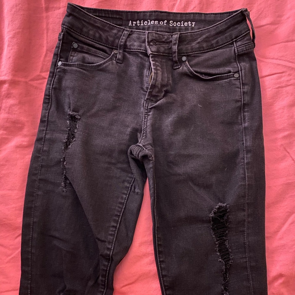 Articles of Society Black Skinny Jeans